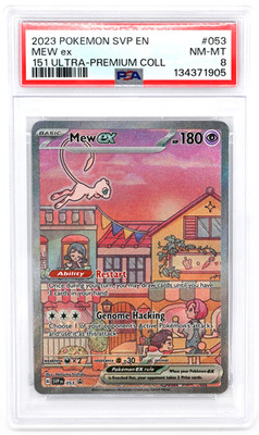 Mew Ex Promo #53 151 Ultra Premium Collection PSA 8 NM/Mint