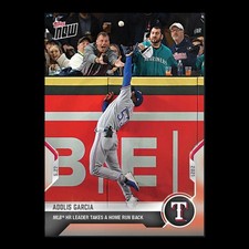 Adolis Garcia - 2021 MLB Topps Now Card 278 - Print Run: 453 Texas Rangers