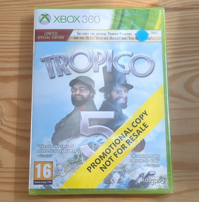 Tropico 5 Limited Special Edition Werbeexemplar Xbox 360 Videospiel PAL