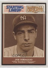 1989 Starting Lineup Cards Baseball Greats Joe DiMaggio HOF 0f2i
