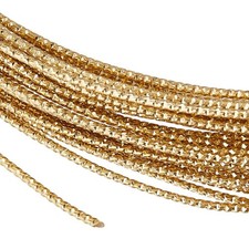 18 Gauge 33 Feet Engraved Textured Gold Copper Brass Wire for Jewelry Craft