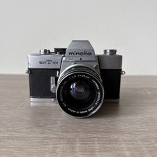 Minolta SRT 101 w/ W.Rokkor HG 35mm f/2.8 Wide Angle Prime Lens - Tested Working