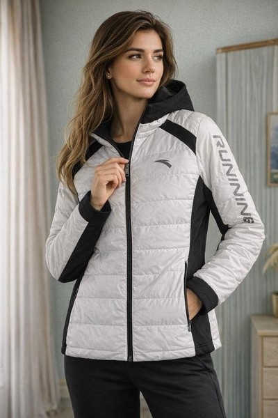 Women Anta Jacket White Down 38 / M / 46