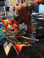 Marvel Venompool Statue w/ Sword, Black Silve...