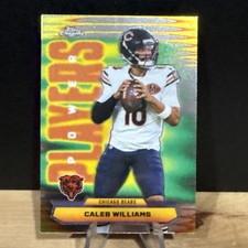 2025 Topps Chrome Football Caleb Williams Power Players #PP-7 Insert Bears