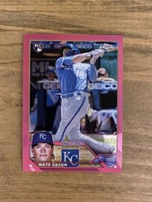 2023 Topps Chrome - Nate Eaton #96 Pink Refractor (RC)