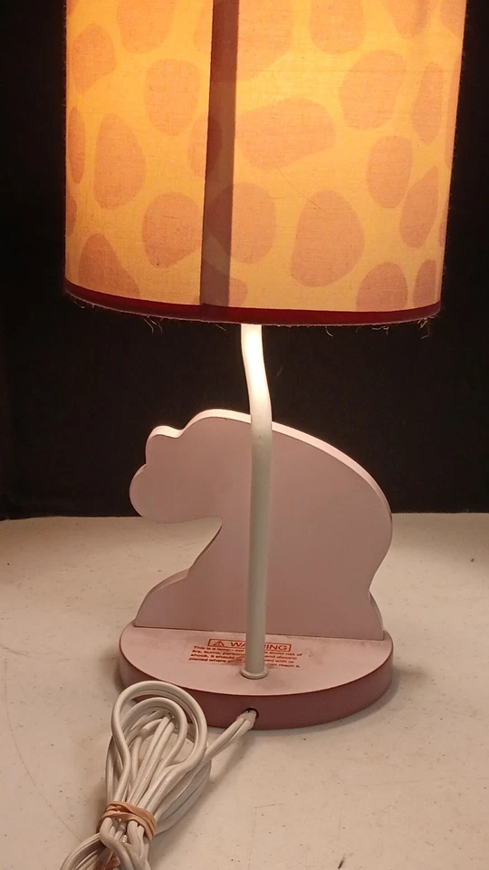 Лампа для детской комнаты с ягнятами и плющом розовая тема декор для девочки животных слонов - Изображение 4 из 4