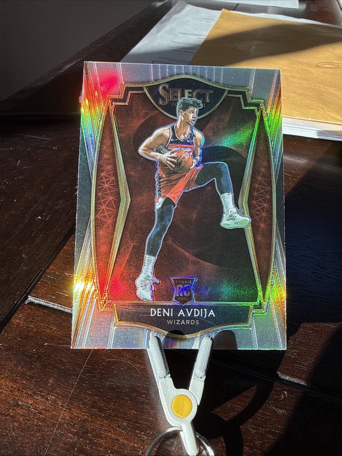 2020-21 Panini Select - Premier Level Deni Avdija #180 Silver Prizm (RC)