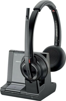 Plantronics 8220 Savi 3in1 kabelloses kabelloses DECT-Hör-Headset