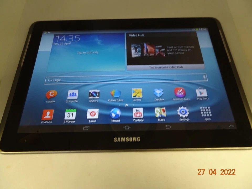 Samsung Galaxy Tab 2 - GT-P5110 - 16GB - 10.1" -Android - WiFi - Silver (Y1072 - Image 2 of 4