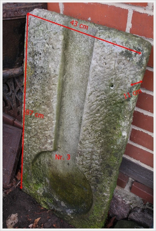 Rinnstein schlesischer Sandstein Regenwasser Ablauf Einheitspreise - Bild 4 von 4