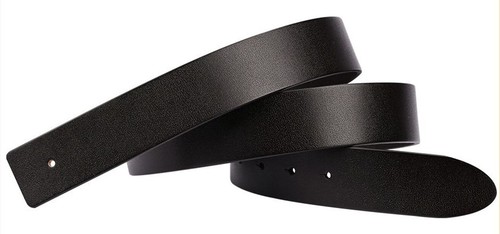 QHA Mens Leather Belts for Jeans Designer Replacement Belt Strap No Buckle Q08 - Picture 18 of 22