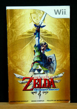 THE LEGEND OF ZELDA SKYWARD SWORD MANUAL ONLY NO GAME NINTENDO WII