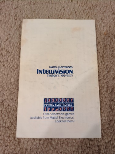 Triple Action Intellivision Manual - Picture 2 of 2