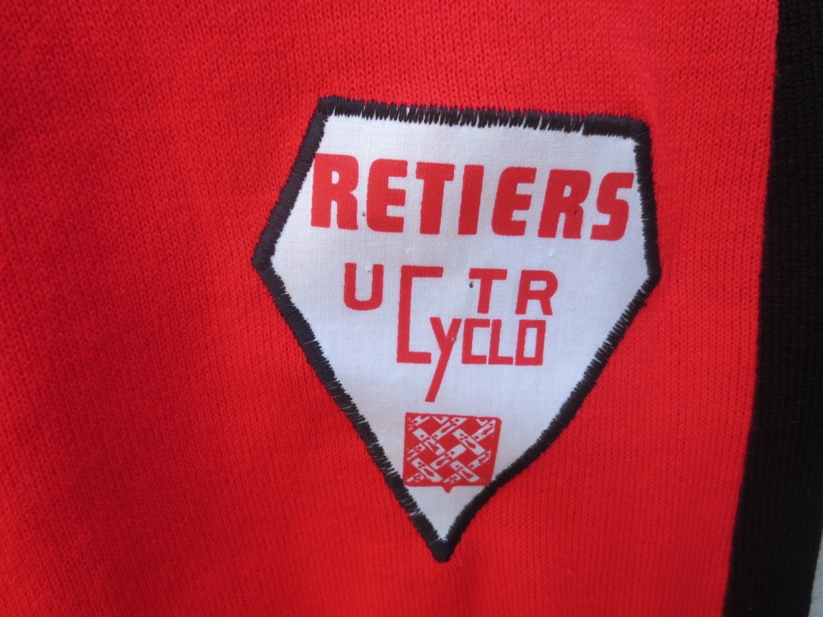 Maillot Cycliste Vintage UCTR CYCLO RETIERS – Années 70 – Taille M