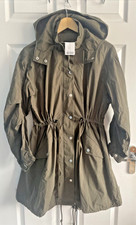Bdg Green Parka Lightweight Coat Festival Retro Small Bnwt Urban Outfitters 8-10