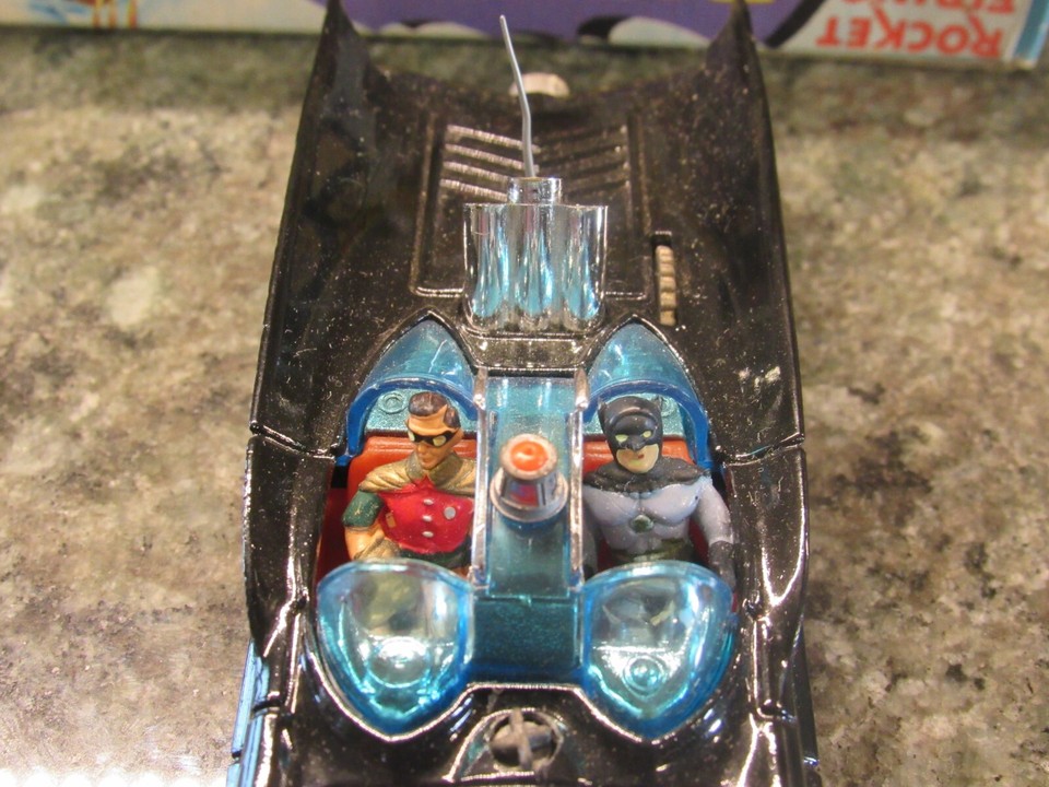 Corgi 267 Batmobile 1st Edition 1966 Original Box with Plinth Rockets ...