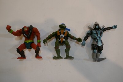 3 All Diff Action  Figure Mixed Lot!   Vintage Plus!! See Pics!