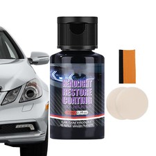Car Headlight Lens Restoration Kit - Polishing Cleaner  Repair Tool for Clear