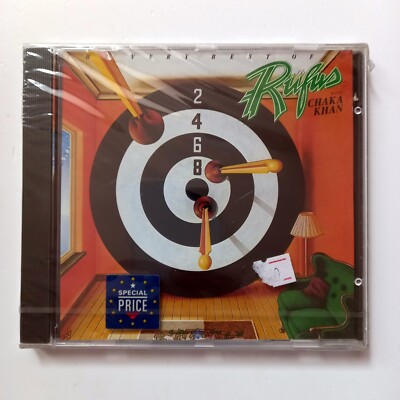 RUFUS WITH CHAKA KHAN   THE VERY BEST OF RUFUS WITH CHAKA KHAN (1992) CD SEALED