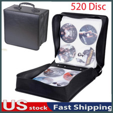 520 Discs Portable CD DVD Organizer Storage Wallet Holder Bag Case Organizer USA