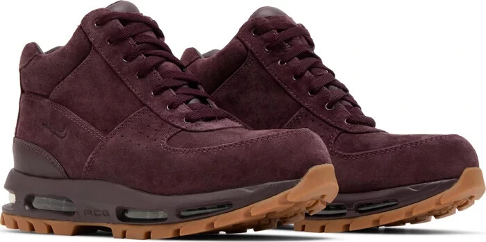 NEW MEN'S NIKE AIR MAX GOADOME BOOT 865031-602 DEEP BURGUNDY / GUM