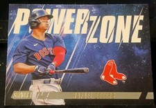 2022 Topps Stadium Club ⭐Power Zone⭐ #PZ-13 Rafael Devers Boston Red Sox 
