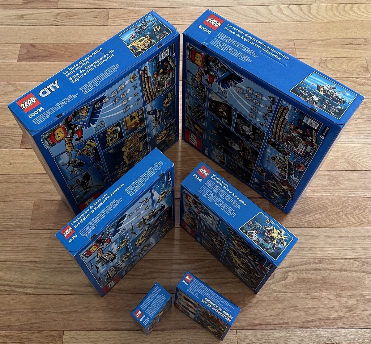 RARE LEGO 60090 60091 60092 60093 60095 60096 | City | Deep Sea