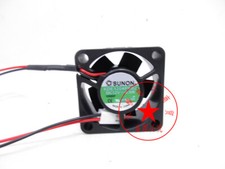 SUNON KDE1204PKB2 12V 0.9W 4CM 4020 2-wire chassis cooling fan