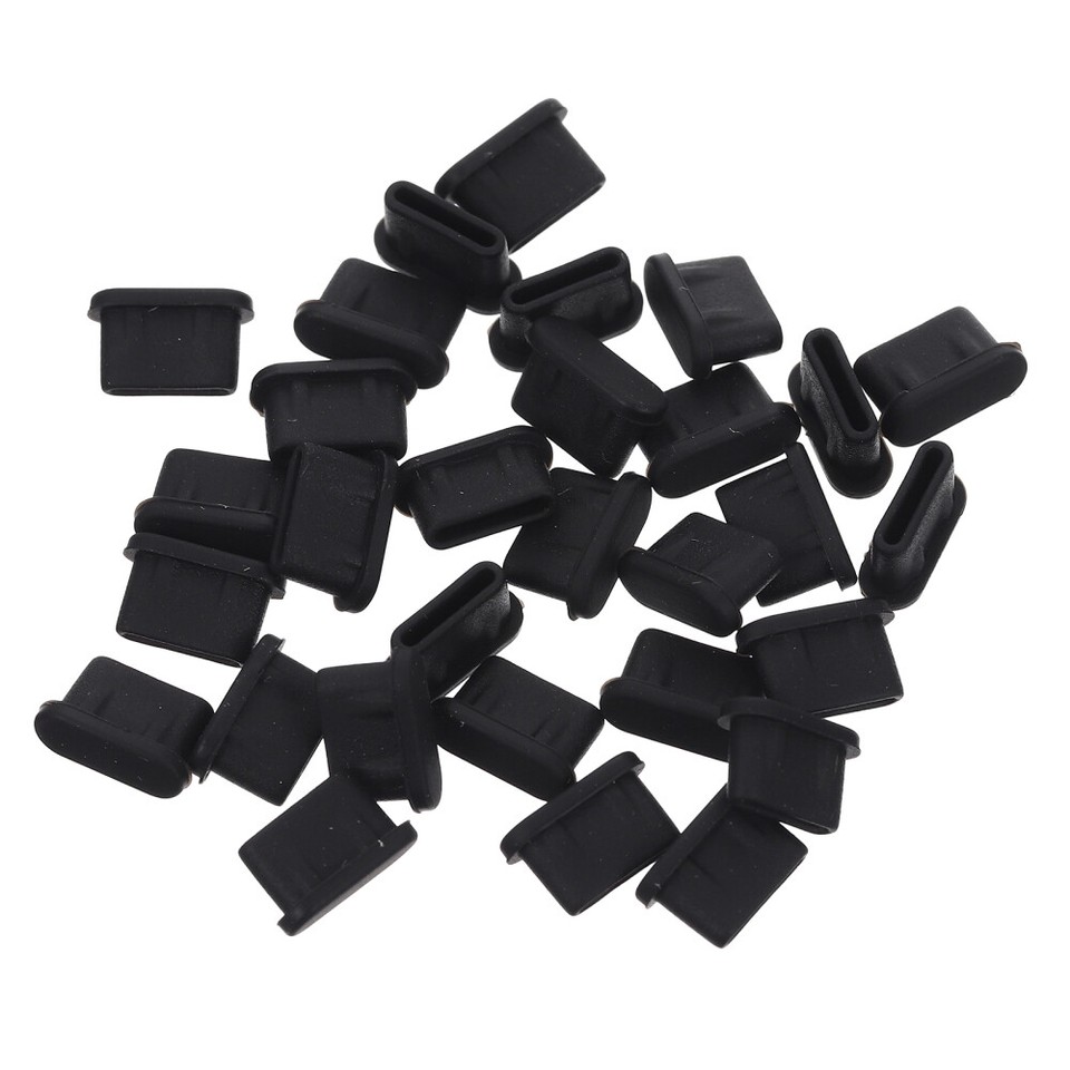30 Pcs Data Cable Dust Plug TypeC Charging Port Protector USB eBay