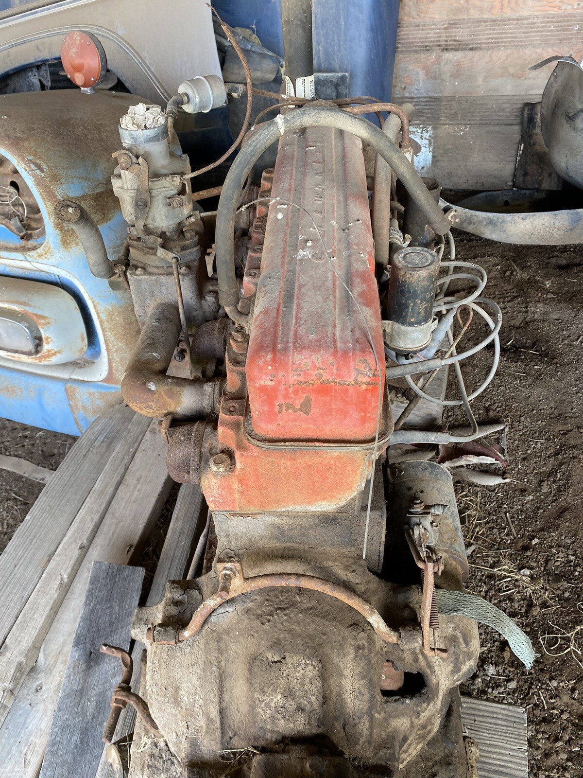 1961 Chevrolet 261 Engine Stove Bolt Crate Motor - Block 3733950 - FREE ...