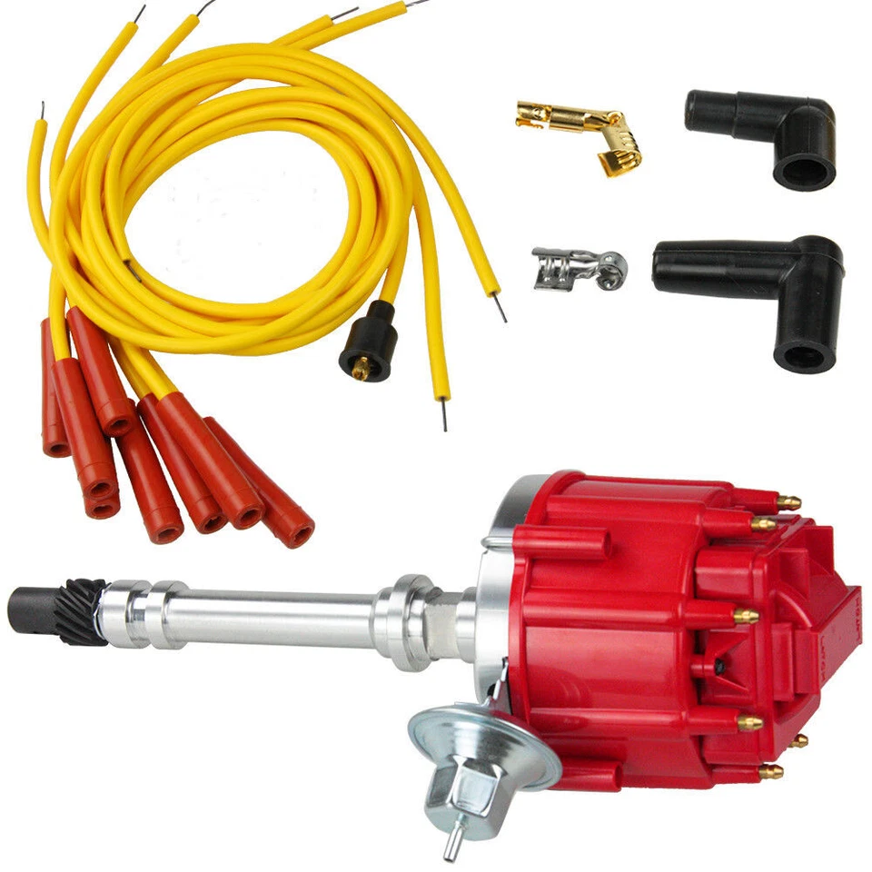 Chevy HEI Distributor with Spark Plug Wires Kit for Small Block/big Block Chevy - Image 3 of 4