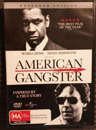 American Gangster - Extended Edition (DVD, 2008) Region 4 - Picture 1 of 3