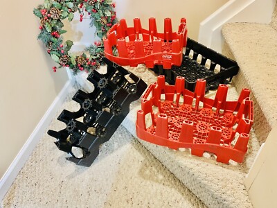 Vintage Coca Cola Red & Black 2L Bottle Crate Case Plastic Coke
