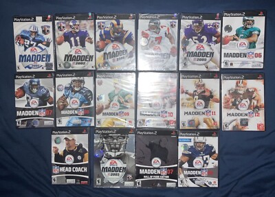Complete PS2 Sealed Madden Collection 01-12 NTSC Plus Sealed Variants