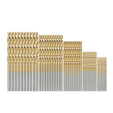 50pcs HSS Plating Drill Bit Set 1.0-3.0mm High Speed Steel U0N2