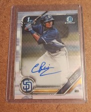 2019 BOWMAN CHROME 1ST PROSPECTS AUTO CPA-ER ESTEURY RUIZ RC