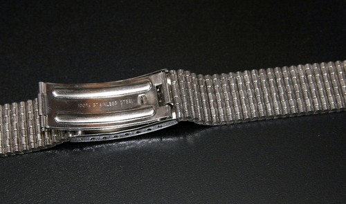 NOS NEW STL TITUS 18mm Curved End 7 Beads Links Ladder Watch Band * NO US SELL * - Foto 10 di 11