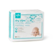 Ultrasoft Disposable Dry Cleansing Cloths in Retail Packaging, White, 10"X13"