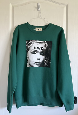 HALFWAY DEAD Green HWD Sweatshirt Crew Neck Pullover Size XL