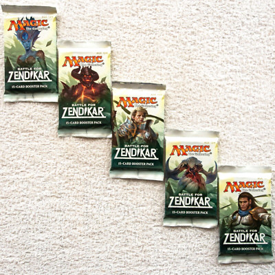 MTG: 5 BATTLE for ZENDIKAR Sealed Boosters - 1 of Each Cover Art - English | eBay MTG: 5 BATTLE for ZENDIKAR Sealed Boosters - 1 of Each Cover Art - English | eBay
