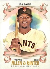 2021 Topps Allen & Ginter #238 Luis Basabe