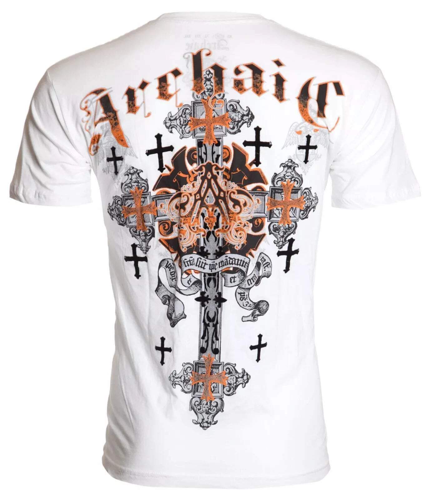 ARCHAIC by AFFLICTION White GODFREY Cross Short Sleeve Slim Fit Y2K T-shirt NWT
Opens in a new windo