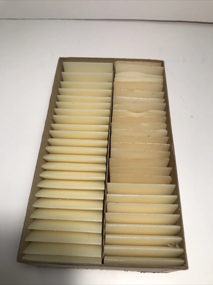 Vintage I. Fleischer & Sons White High Grade Chalk Sewing Pattern Making 48 pcs - Image 3 of 4