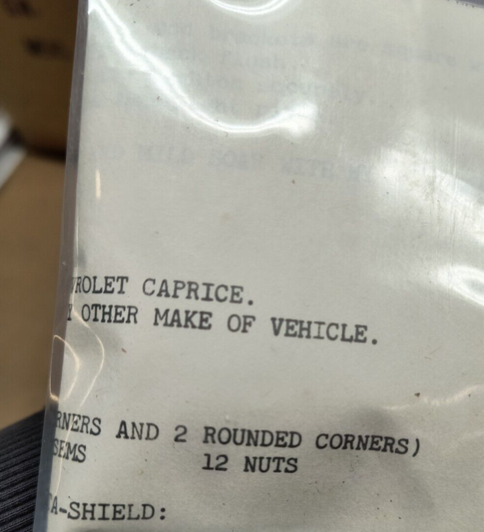 NOS Deflecta-Shield 3040 CC 60