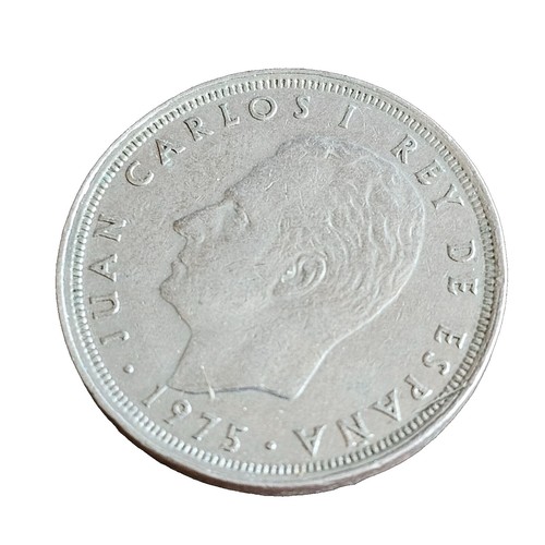 1966 Francisco Franco Cadillo of Spain 100 Pesetas Silver Spanish