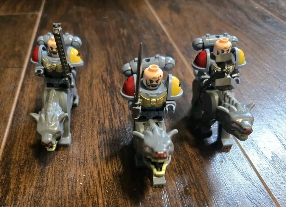 MOC Lego-like Warhammer 40K Space Wolves Combat Patrol - 20 models, w/extra bits - Image 3 of 4