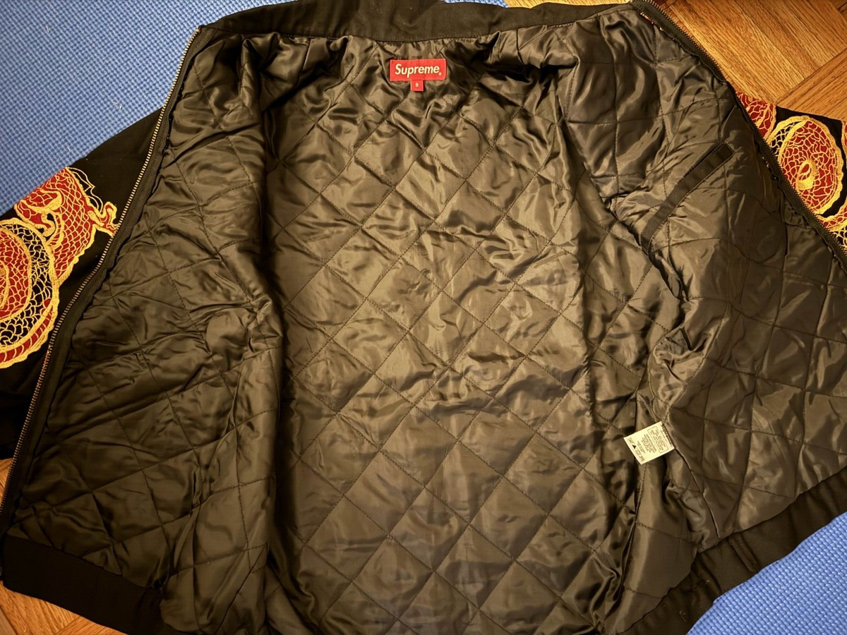 Supreme FW18 Dragon Work Jacket Black Small S | eBay Supreme FW18 Dragon Work Jacket Black Small S | eBay
