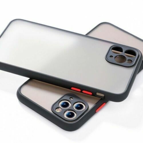 Coque Hybride Antichoc Pour IPhone 14/13/12/11 Pro Max - Magnétique, Finition Mate Noire