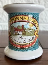 VTG ~ ESTELLO Made in France "Bonne Bobine" ~ Ceramic Twine, Yarn, String Holder